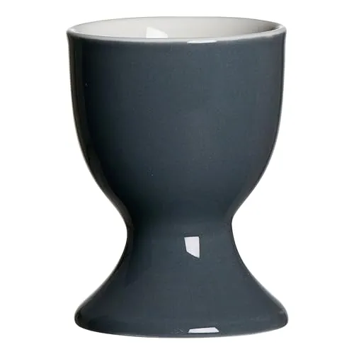 Ritzenhoff & Breker Doppio Eierbecher, Ei Becher, Eierhalter, Geschirr, Porzellan, Anthrazit, 5 cm, 430233