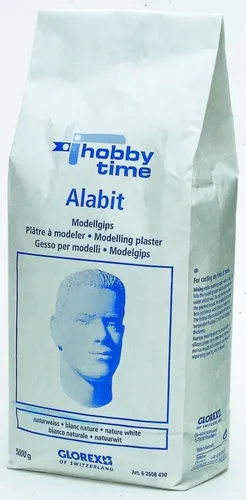 Glorex Alabit Modelliergips 5 kg in weiß von GLOREX