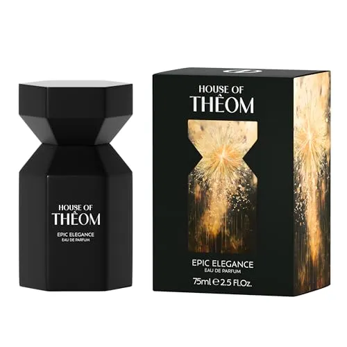 HOUSE OF THÊOM Epic Elegance Eau de Parfum 75 ml – Eleganter Duft für Damen - Elegantes Damenparfüm mit frischem Lavendel, edlem Wildleder und warmer Tonka. Ein charismatischer Duft, ideal für stilbewusste Frauen, die einen markanten und femininen Duft suchen. Perfekt für besondere Anlässe.