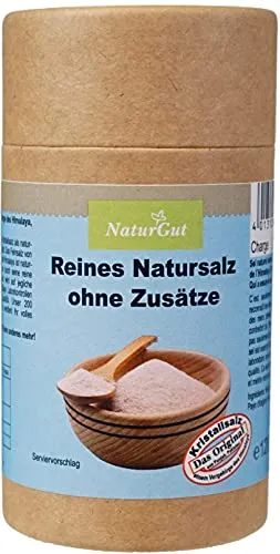 Kristallsalz einem Vorgebirge des Himalaya-Punjab/Pakistan fein Streudose Salzstreuer 120g