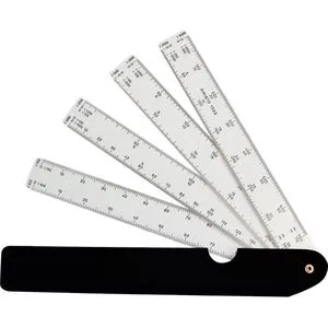 Aristo Fächermaßstab AR1322 in schwarz von Aristo