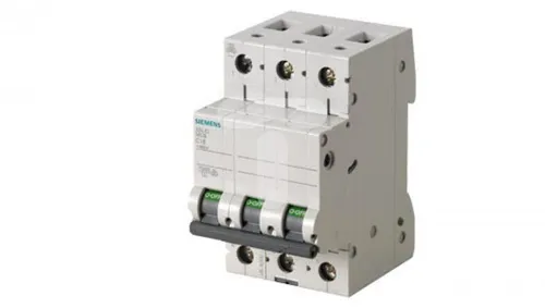 Leistungsschalter 3P B 16A 10kA 5SL4316-6 - Fehlerstromschutz (RCD) mit 3 Polen, ideal für zuverlässigen Schutz in elektrischen Anlagen