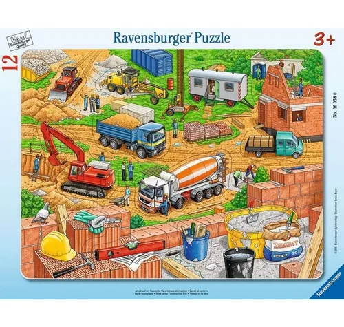 Ravensburger 06058 Puzzle Arbeit auf der Baustelle