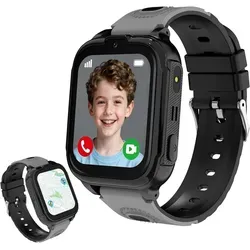 Kinder Smartwatch mit 4G, integriertem GPS, SOS-Notruf, Schulmodus, Videoanruf & langer Akkulaufzeit