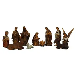 Krippenfiguren 11-teilig Set für 9 cm Figuren aus Polyresin