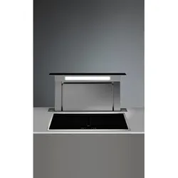 falmec Down Draft Dunstabzug 90cm, Glas schwarz