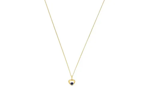 Amor Goldkette Amor Kette mit Anhänger (Kette mit Anhänger, 2-tlg., Kette mit Anhänger)