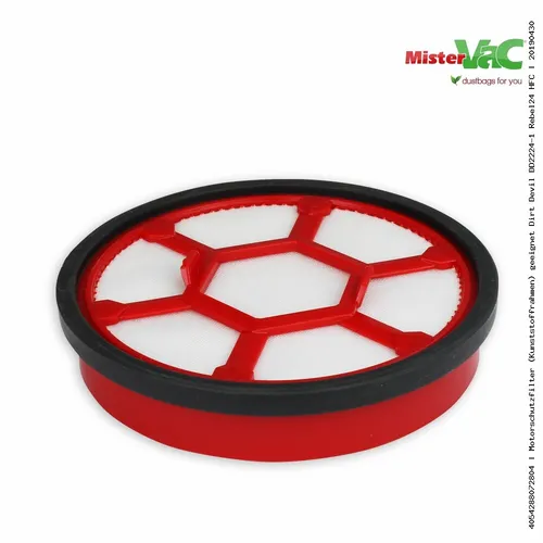 Behälter Filter kompatibel mit Dirt Devil DD2224-1 Rebel24 HFC