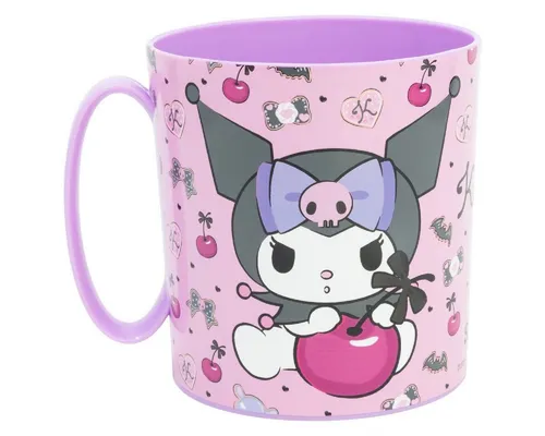 Storline Tasse Hello Kitty Mikrowellengeeigneter Kunststoffbecher 390 ml, Plastik
