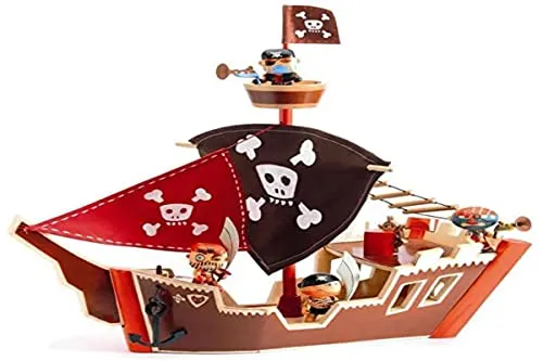 Djeco Arty Toys - Pirates: Ze Pirat Boat