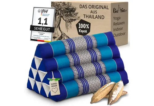 livasia Keilkissen Dreieckskissen (Classic) in blau von livasia