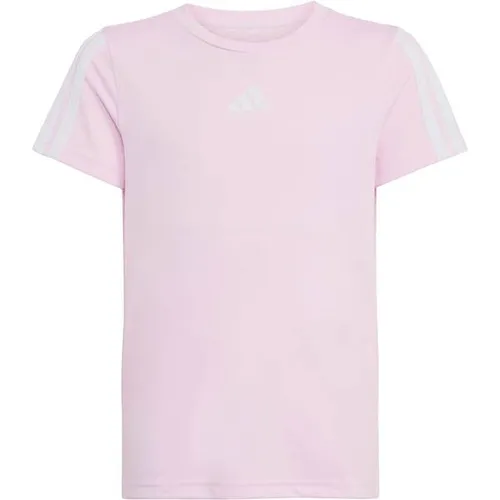 ADIDAS Kinder Shirt Training Essentials 3-Streifen Kids in pink von adidas