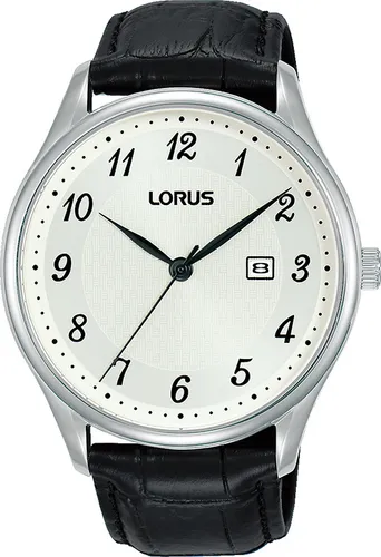 Lorus RH913PX9 Klassik Herrenuhr 42mm - Elegante Herrenarmbanduhr - Herrenuhren mit 42mm Edelstahlgehäuse, klassischem Design und 5ATM Wasserdichtigkeit - ideal für den Alltag.