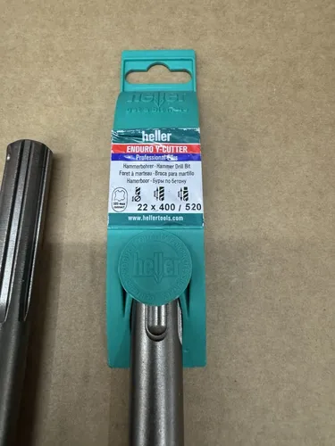 Heller Enduro Y-Cutter SDS Max Hammerbohrer 22 x 520 mm - Bohrer für Beton, 4-schneidig für effizientes Bohren in harten Materialien, ideal für Profis und Heimwerker.