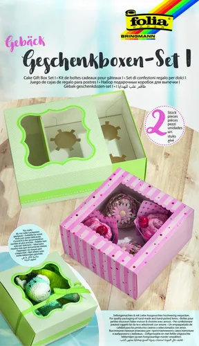 Folia Gebäck-Geschenkschachtel-Set I 48401