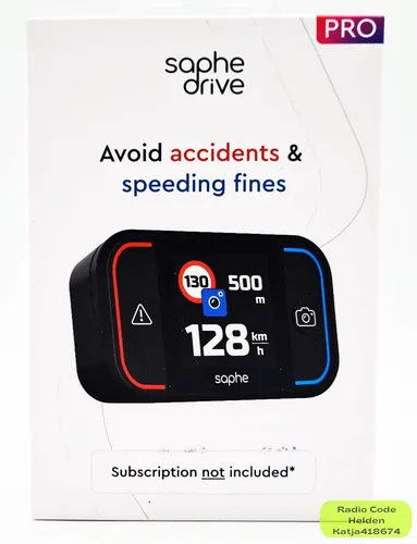 Saphe Drive Pro Blitzerwarner - Bluetooth-Blitzerwarner für alle Fahrzeugmarken, bietet Echtzeit-Verkehrsalarm und sorgt für mehr Sicherheit auf der Straße.