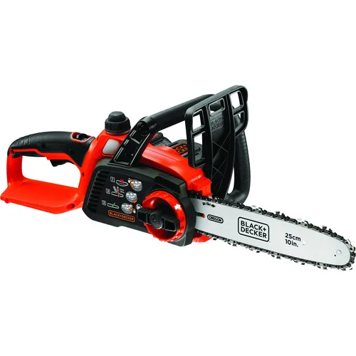 Black Decker GKC1825L20-QW - Elektro Kettensäge 18V, leistungsstarker Lithium-Akku und schnelles Kettenspannen für müheloses Arbeiten