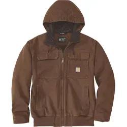 Carhartt Full Swing Washed, Textiljacke - Dunkelbraun - S
