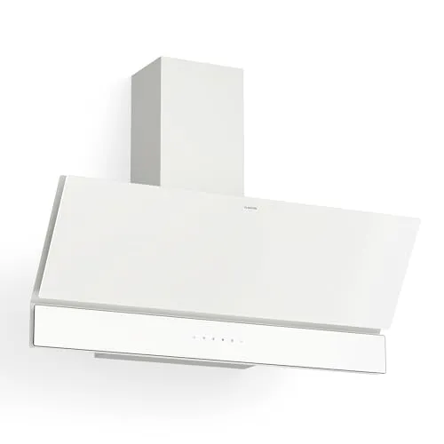 Klarstein Velaire Dunstabzugshaube 90 cm - Kopffreihaube mit 820 m³/h Boost - Dunstabzugshaube Küche mit A++ Energieeffizienz, leiser Betrieb und modernem Design. Die 820 m³/h Boost-Leistung sorgt für frische Luft beim Kochen.