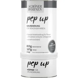 Pep up Grundierung für Renovierfarben 1 kg weiß - Effektive Grundierung für Renovierfarben, sorgt für optimale Haftung und ein perfektes Finish auf verschiedenen Oberflächen.