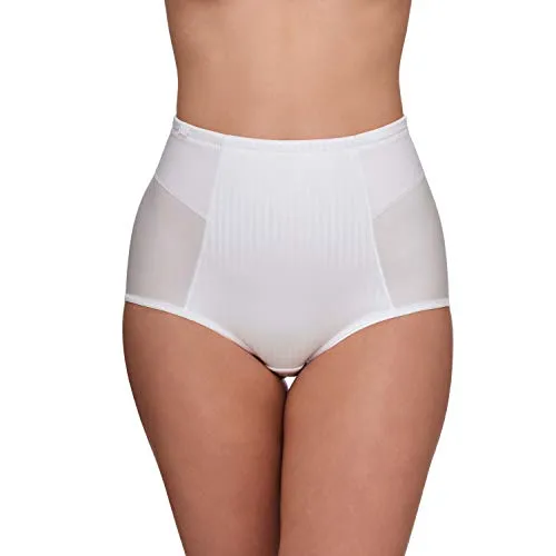 Susa Damen Cremona Shapewear-Unterhose, weiß, 95 - Miederslips für Damen mit Bauch-weg-Effekt, ideal für eine perfekt geformte Taille unter jeder Kleidung, unsichtbar dank flacher Nähte.