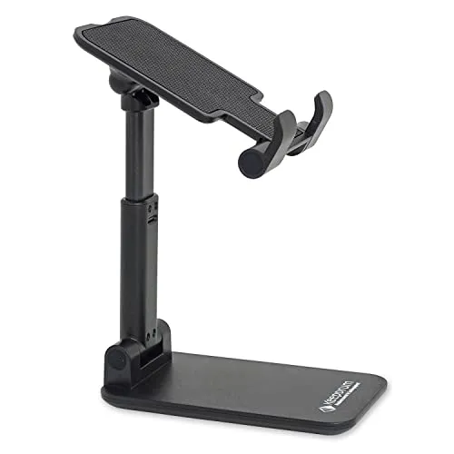 keepdrum DPHS BK Handyständer Smartphone Tisch-Stativ Desktop Ständer Schwarz