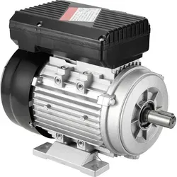 SucceBuy 0,55 kW Elektromotor mit 1400 U/min, Wechselstrom 220–240 V, 4,5 A, 80, B3-Rahmen, einphasiger Luftkompressormotor, 19 mm Keilwelle