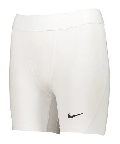 Nike Performance Pro Strike Short Damen - Funktionshose in Schwarz/Weiß, Größe L (44/46) - Trainingsbekleidung mit atmungsaktivem Material für optimalen Komfort während des Trainings. Ideal für sportliche Aktivitäten und Freizeit.