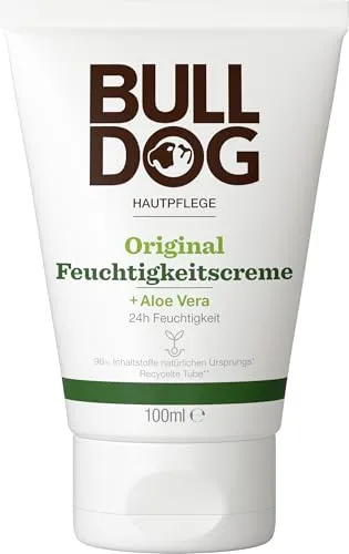 Bulldog Skincare Original Herren-Feuchtigkeitscreme - Tagespflege für Männer, nicht fettend und schnell einziehend, angereichert mit Aloe Vera und grünem Tee für optimale Feuchtigkeit ohne unangenehmes Gefühl.