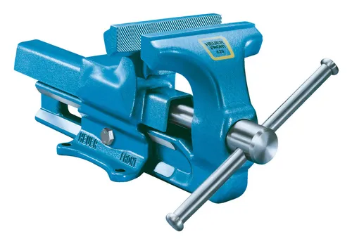 Heuer Parallelschraubstock Größe 100 - Unzerbrechlicher Stahl-Schraubstock, für höchste Präzision und Langlebigkeit in Werkstatt und Garage