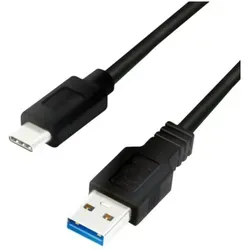 Kabel LogiLink USB 3.2 Kabel A-Stecker-C-Stecker schwarz 1 m