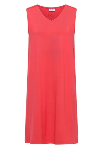 Cecil Knielanges Jerseykleid mit V-Neck Coral L von CECIL