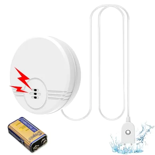 BNGXR Wassermelder mit 135dB Alarm und 1m Kabel