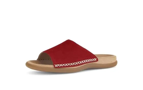 Gabor Damen Pantoletten – Best Fitting Slipper in Rubin in rot von Gabor