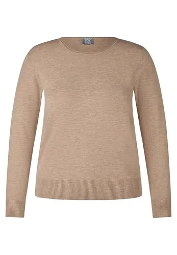 Rabe Strickpullover PULLOVER - Strickpullover für Damen, aus feiner Viskose-Mischung für angenehmen Tragekomfort und vielseitige Kombinationsmöglichkeiten. Ideal für Alltag und Büro.