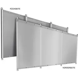 ANKO Windschutz aus LKW-Plane 100x120 cm