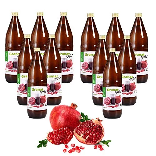 Mynatura Granatapfelsaft 100% Direktsaft naturtrüb I 18 L I Muttersaft I ohne Zusätze I Vitaminreich I Naturprodukt I Fruchtsaft I Saft I Dessert I (18L)