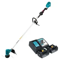 Makita DUR 190 LRT2X9 Akku Rasentrimmer 18 V - Leistungsstarker Akku Rasentrimmer mit 300 mm Schnittbreite, inkl. 2x 5,0 Ah Akkus und Ladegerät. Ideal für effiziente Rasenpflege ohne Kabelgewirr, perfekt für den privaten Gebrauch!','category':'Rasentrimmer & Freischneider