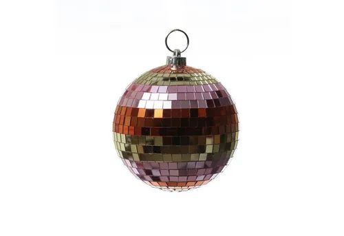 SATISFIRE Discolicht Spiegelkugel 15cm pastellfarben Discokugel Mirrorball Party Disko Deko
