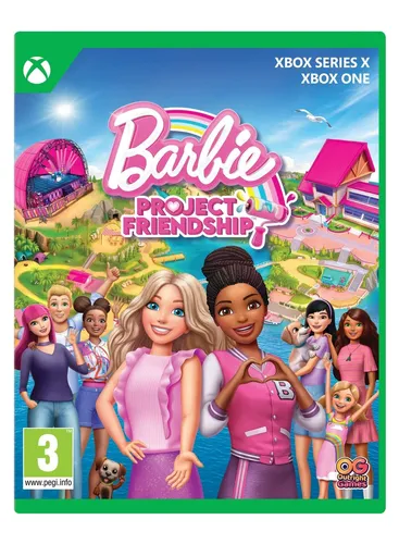 Xbox Games Series X/S: Barbie Project Friendship™ - Spiele als Barbie und rette das Malibu Waves Community Center! Erlebe Abenteuer, löse Rätsel und gestalte das Gemeindezentrum mit kreativen Aufgaben und Minispielen. Ideal für Fans von Barbie und Teamwork!