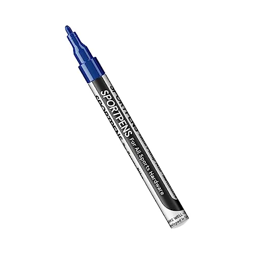 SPRAY.BIKE - SportPens Acrylstifte - wasserfester Lackstift - 2mm Nylon Spitze - stark deckender Multimarker - Acryl stifte zum malen und individualisieren (Blau)