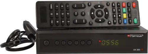RED OPTICUM DVB-S HDTV-Receiver AX300 plus, schwarz - TV-Receiver mit Full HD Unterstützung und vielseitigen Anschlussmöglichkeiten für ein optimales Fernseherlebnis.