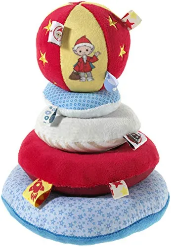 Unser Sandmännchen 658370 Sandmann Stapel Spielzeug, mehrfarbig