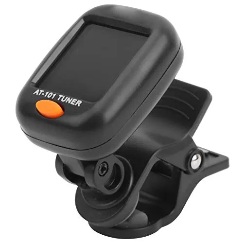 Gitarren-Tuner-Clip AT-101 Gitarren-Tuner Universal Ukulele Bass Clip-On Musikinstrument-Zubehör