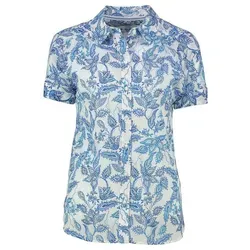 Brax Damen Style Viv Kurzarm-Bluse mit floralem Print - Blusen & Tuniken für Damen, leichte Kurzarm-Bluse mit floralem Print für einen frischen, sommerlichen Look