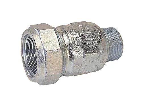 GEBO TG-Klemmverbinder DN 15, AG 1/2 Zoll x Ø 21,3 mm - Hochwertiger Klemmverbinder für Stahlrohr mit Außengewinde, ideal zur Installation und Reparatur von Rohrleitungen. Robuste EPDM-Dichtung sorgt für eine sichere Verbindung.