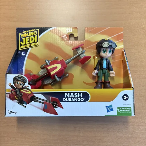 Actionfigur Young Jedi Adventures Nash mit Speeder Bike OVP