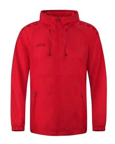 JAKO Kinder Lightweightjacke Light Flow, rot, 164 - Funktionsjacke für Kinder, stylisch und nachhaltig aus 100% recyceltem Polyester. Ideal für Outdoor-Aktivitäten, wind- und wasserabweisend mit Keep Dry-Funktion für optimalen Tragekomfort.