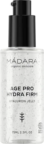 MADARA AGE PRO Hydra Firm Hyaluron-Gel - Ganzkörperpflege mit intensiv feuchtigkeitsspendendem, ölfreiem Gel für straffere, glattere Haut. Enthält nordisches Birkenwasser zur Förderung der Zellteilung und dermatologisch nachgewiesene Feuchtigkeitssteigerung.