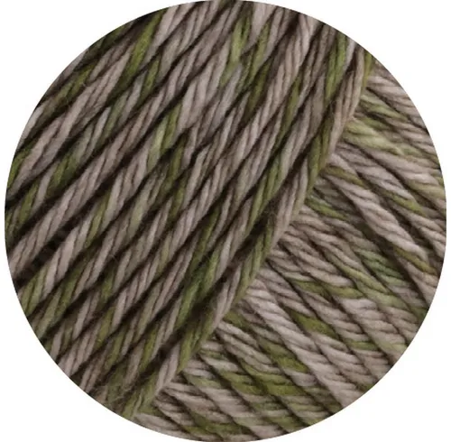 LANA GROSSA VINTAGE CHUNKY Häkelwolle, 80 m (50 Gramm), Merinoklassiker mit Ton in Ton Farbeffekt